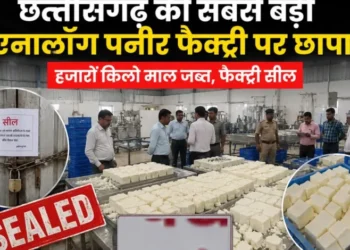 Chhattisgarh top news: छत्तीसगढ़ की बड़ी पनीर फैक्ट्री में छापेमारी से मचा हड़कंप, हजारों किलो माल जब्त, यूनिट सील