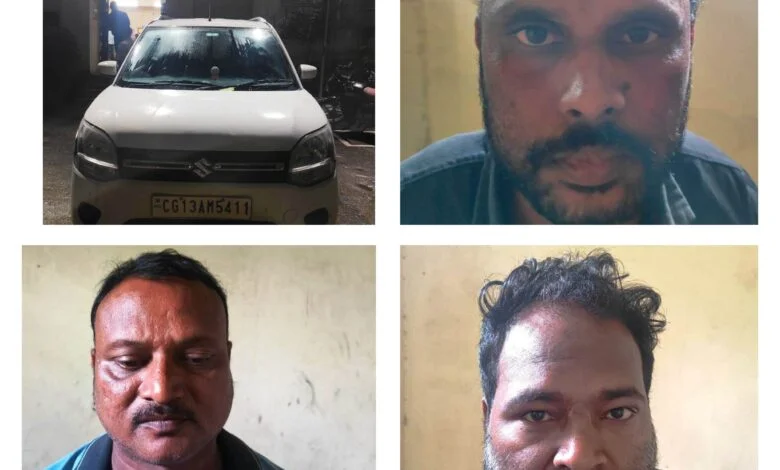Latest Raigarh News: गांजा कारोबार में लिप्त तीन आरोपी गिरफ्तार- चक्रधरनगर पुलिस और साइबर सेल की संयुक्त कार्रवाई